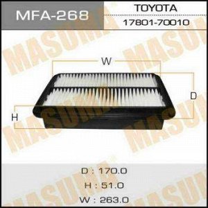 Воздушный фильтр A-145 MASUMA (1/40)