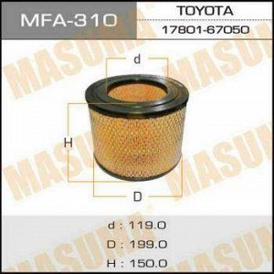 Воздушный фильтр A-187 MASUMA (1/18)