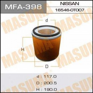 Воздушный фильтр A-275 MASUMA (1/18)