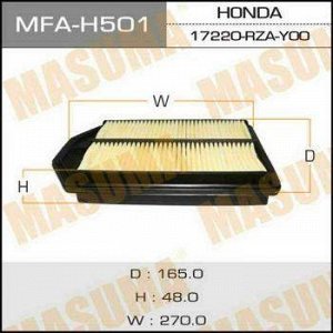 Воздушный фильтр A-895V MASUMA LHD HONDA/ CR-V/ V2000 08-09 (1/40)