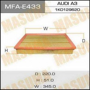 Воздушный фильтр A0354 MASUMA LHD AUDI/ A3 03- (1/20)