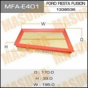 Воздушный фильтр A0449 MASUMA LHD FORD/ FIESTA/ V1600 04- (1/40)