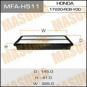Воздушный фильтр MASUMA LHD HONDA/ ACCORD, LEGEND 07- (1/40)