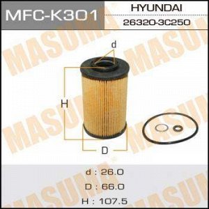Масляный фильтр MASUMA LHD HYUNDAI/ SONATA NF, SORENTO/ V3300