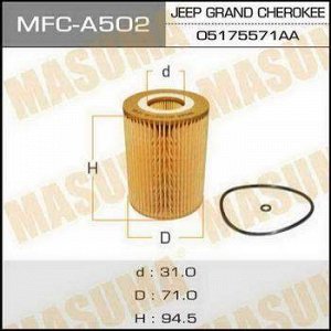 Масляный фильтр MASUMA LHD JEEP/ GRAND CHEROKEE/ V3000