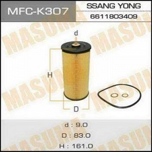 Масляный фильтр OE0016 MASUMA LHD SSANG YONG/ MUSSO/ MUSSO SPORT/ KORANDO/ V2200, V2300, V2900