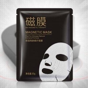 Тканевая маска с магнитами и экстрактом розы Bio-magnetic mask Bioaqua 30 гр