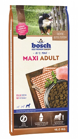 Bosch Maxi Adult сухой корм для собак 15 кг