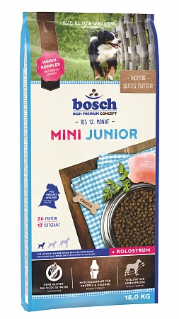 Bosch Mini Junior сухой корм для щенков 15 кг