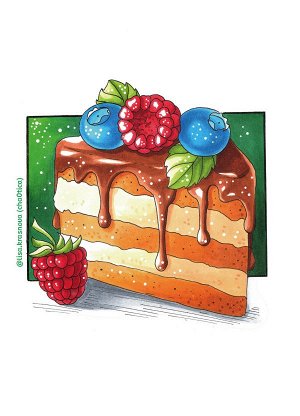 Не указано Вкусный блокнот: Кусочек торта