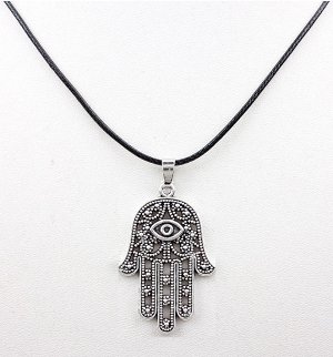 Шнур с подвеской Рука Защиты  (Хамса)