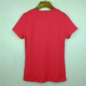 Женская футболка красного цвета с игривым принтом Lоubоutin