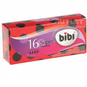 Тампоны "BiBi" Super, 16 шт./уп.