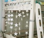 Бумажная гирлянда &quot;Звездочки&quot; вертикальная