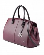 Сумка ЖИЗЕЛЬ BURGUNDY кожа софти винный