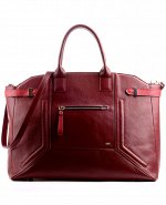 Сумка ПАТРИЦИЯ BURGUNDY кожа софти винный