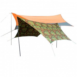 Тент со стойками Greenwood Tarp 440*440*230см камуфляж