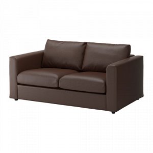 ВИМЛЕ 2-местный диван, Фарста темно-коричневый