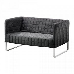 КНОППАРП 2-местный диван, серый