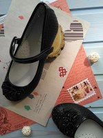 Туфли черные для девочки