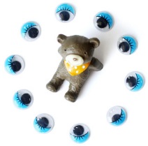 Набор самоклеющихся глаз для кукол (с подвижным зрачком)
