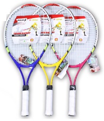 Теннисная ракетка для детей в чехле цвет: НА ВЫБОР