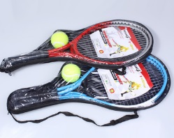 Набор для детского тенниса в чехле: 2 ракетки + мяч цвет: В АССОРТИМЕНТЕ