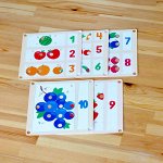 Карточки &quot;Изучаем счёт&quot; - дополнительно к мозаике на 14 карточек
