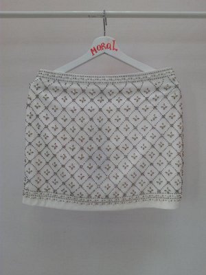 Юбка женская текстильная в бисере