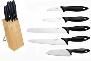 Fiskars Набор: 5 ножей в блоке  Essential (1023782)