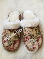 Тапочки женские из овчины &quot;Гобелен&quot;