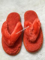 Сланцы женские из овчины
