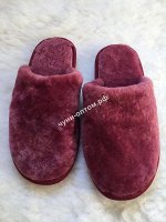 Тапочки женские из овчины меховые