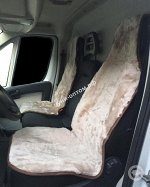 Чехлы цельные из овчины на передние сиденья