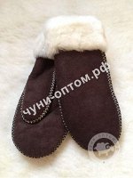 Варежки мужские из овчины