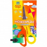 Ножницы детские Мульти-Пульти &quot;Приключения Енота&quot; 13,5см, с линейкой, ассорти, европодвес