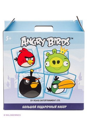 Цр1065 85732--Набор падорочный большой "Angry Birds", бум.чемодан.