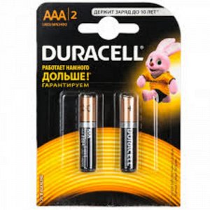 Эн170 --Батарейки Duracell AAА LR03-2BL Basic (2 шт.)