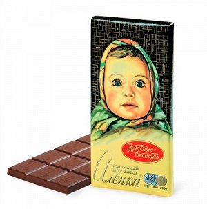 Шоколад Алёнка молочный, 90 г
