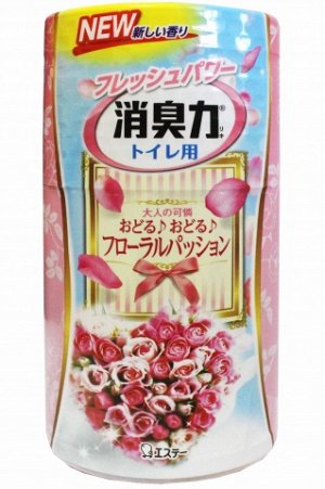 ST SHOSHU RIKI Жидкий освежитель воздуха для туалета (аромат розы), 400мл
