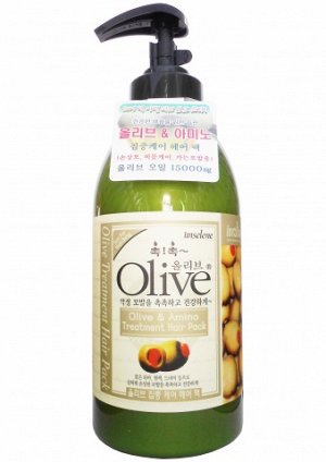 Кондиционер/маска OLIVE с экстрактом оливы и аминокисл. 1000 мл. Корея