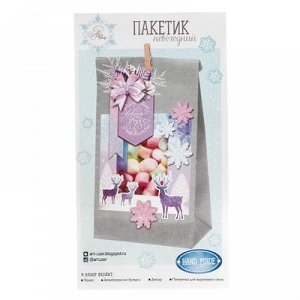 Набор по декорированию подарочного пакета "Снежная метель", 15 х 28 см      2313512