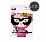 MILATTE Патчи для кожи вокруг глаз с улиткой Fashiony Black Eye Mask Raccoon