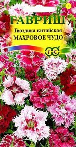 Гвоздика китайская Махровое чудо,* смесь 0,1 г