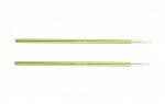 47501 Knit Pro Спицы съемные Zing 3,5мм для длины тросика 28-126см, алюминий, хризолитовый (зеленый) 2шт