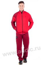 Спорт костюм 111M-RL-535 ФЛИС красный