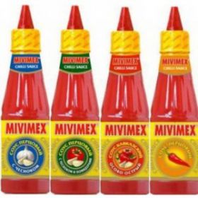 Соус чили "MIVIMEX" АССОРТИ пл/бут 200 г. 1/30