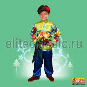 Ваня Национальный русско-народный костюм прекрасно подойдёт для масляничных гуляний, празднования Нового года, дня рождения, театральных постановок. В костюм входят штаны, рубаха, пояс и кепка.