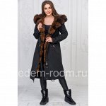 Длинная парка с мехом