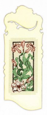1613АС Закладка Изящная лилия. Нитки: мулине Anchor
